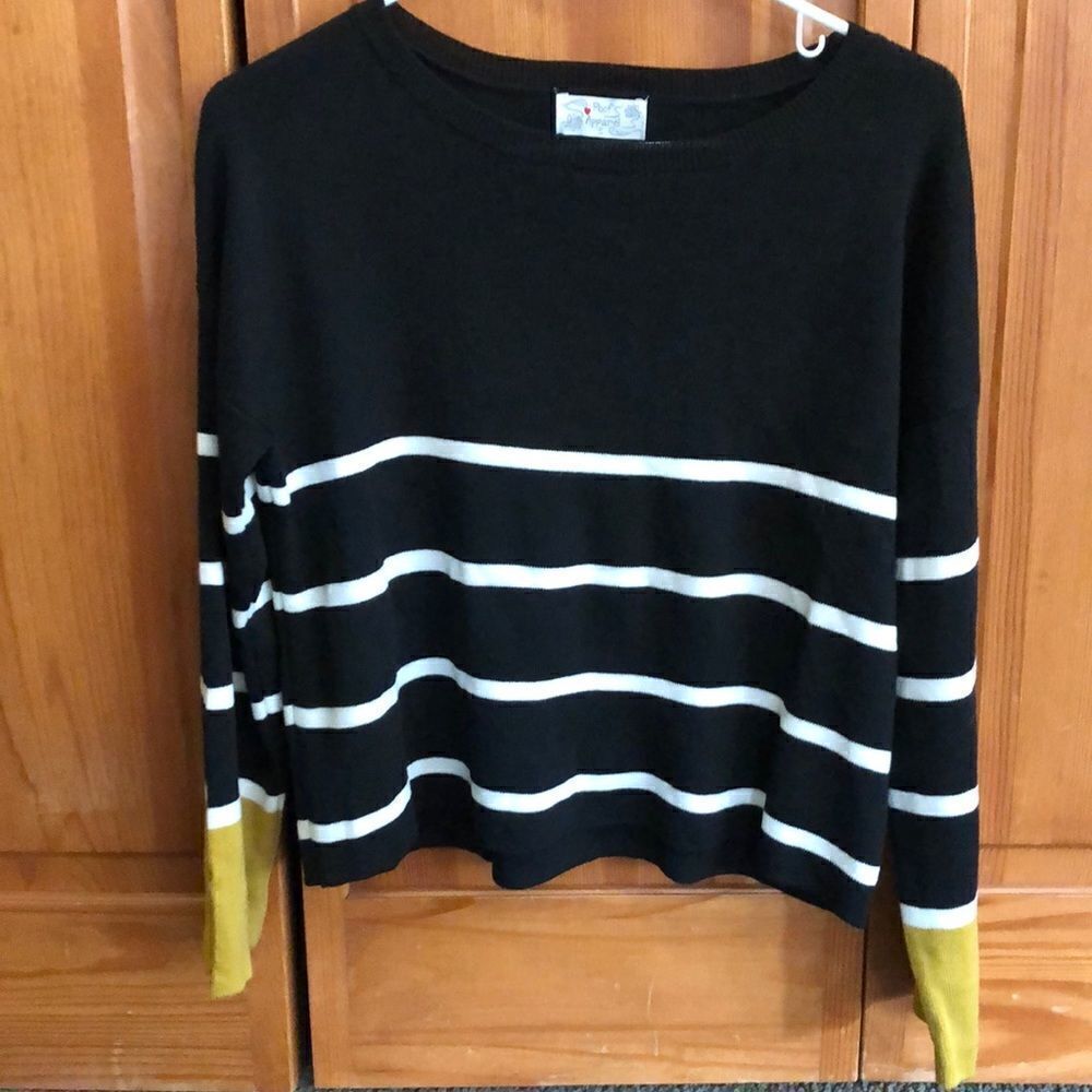 POOF! Stripped Sweater Cool Sleeves
